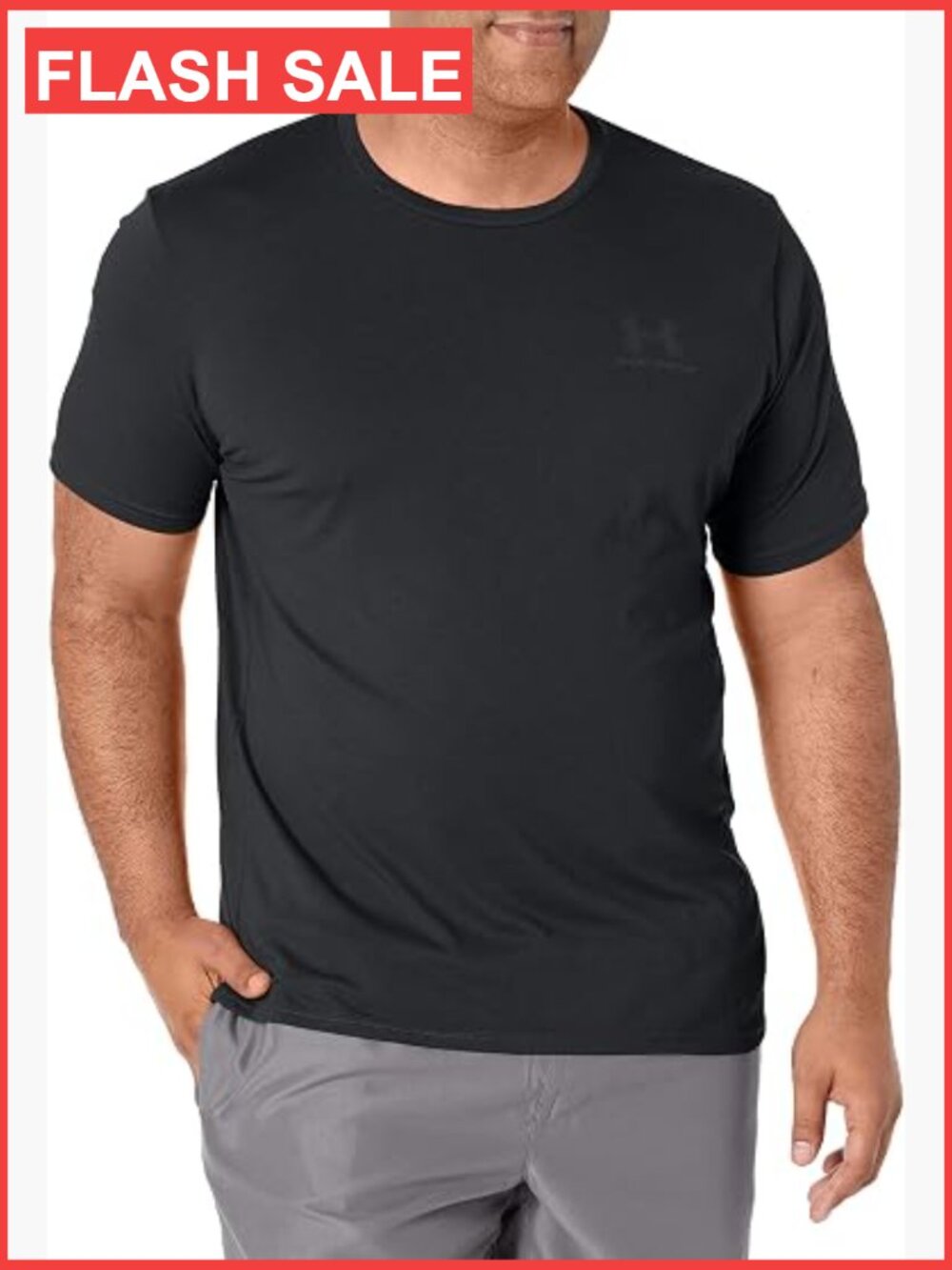 Men's Cotton Tee - Short Sleeve Crew Neck Top